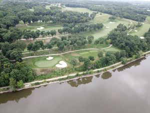 TPC Deere Run Aerial 16th Side